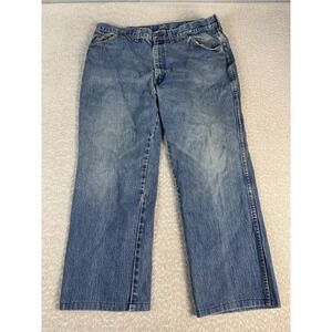 Vintage Levis 551 Jeans Mens 38x27 Blue Relaxed Straight Denim Made USA